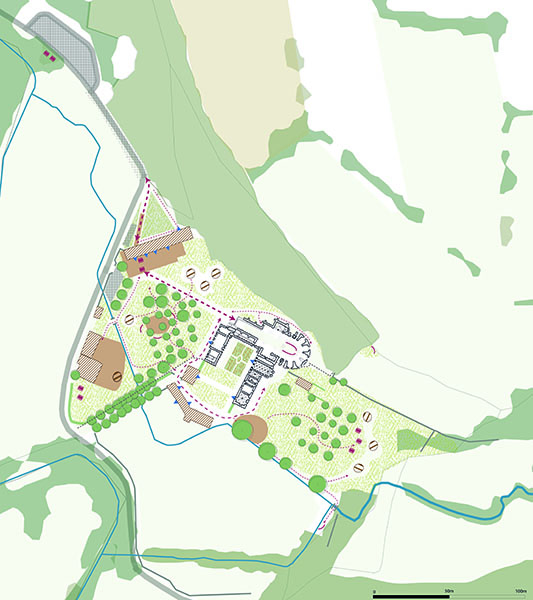 abbaye de Hambye,étude touristique,étude patrimoniale paysagère,stratégie d'accueil