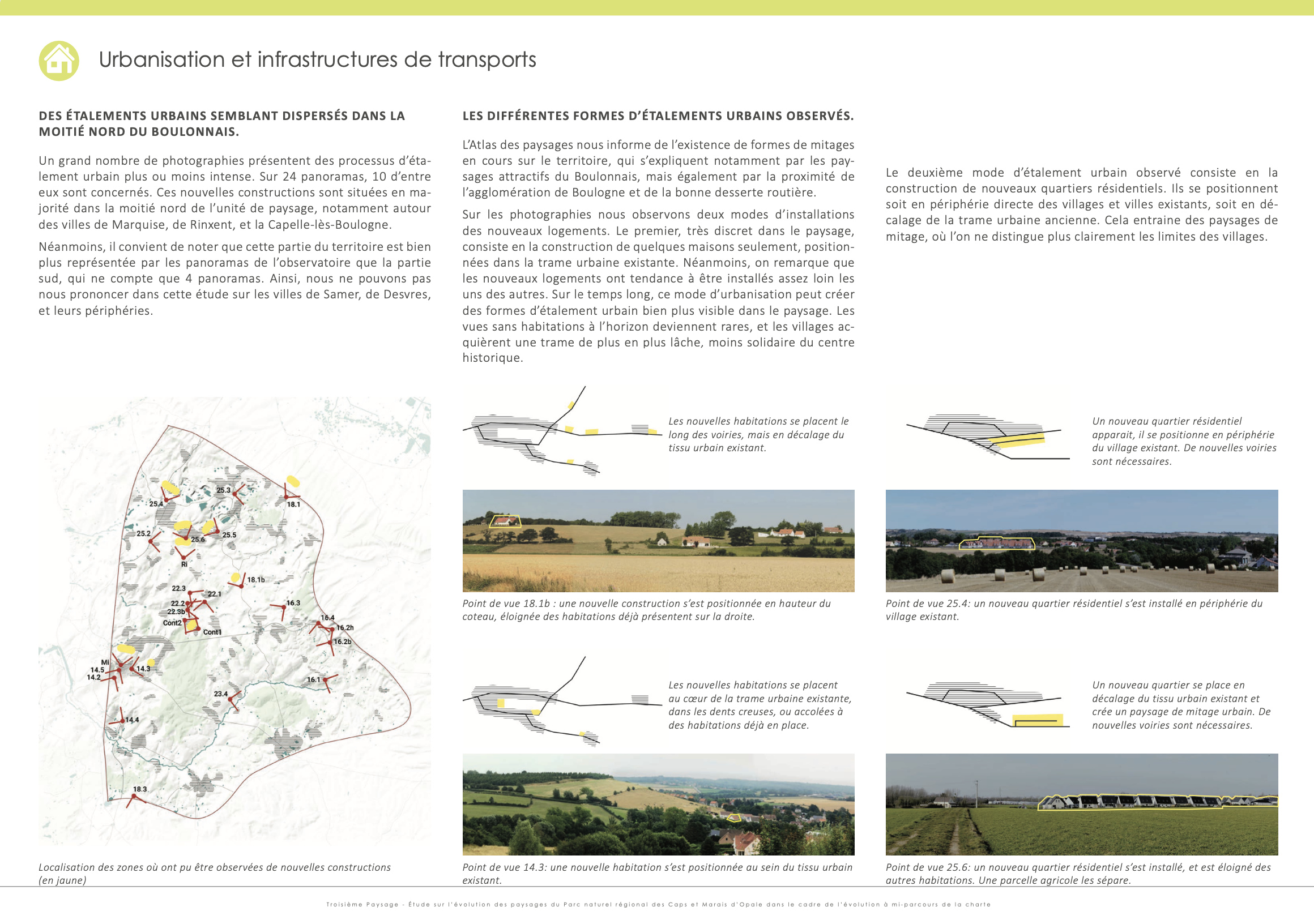 évolution des paysages PNR Caps et Marais d'Opale,observatoire photographique,PNR,étude paysagère PNR