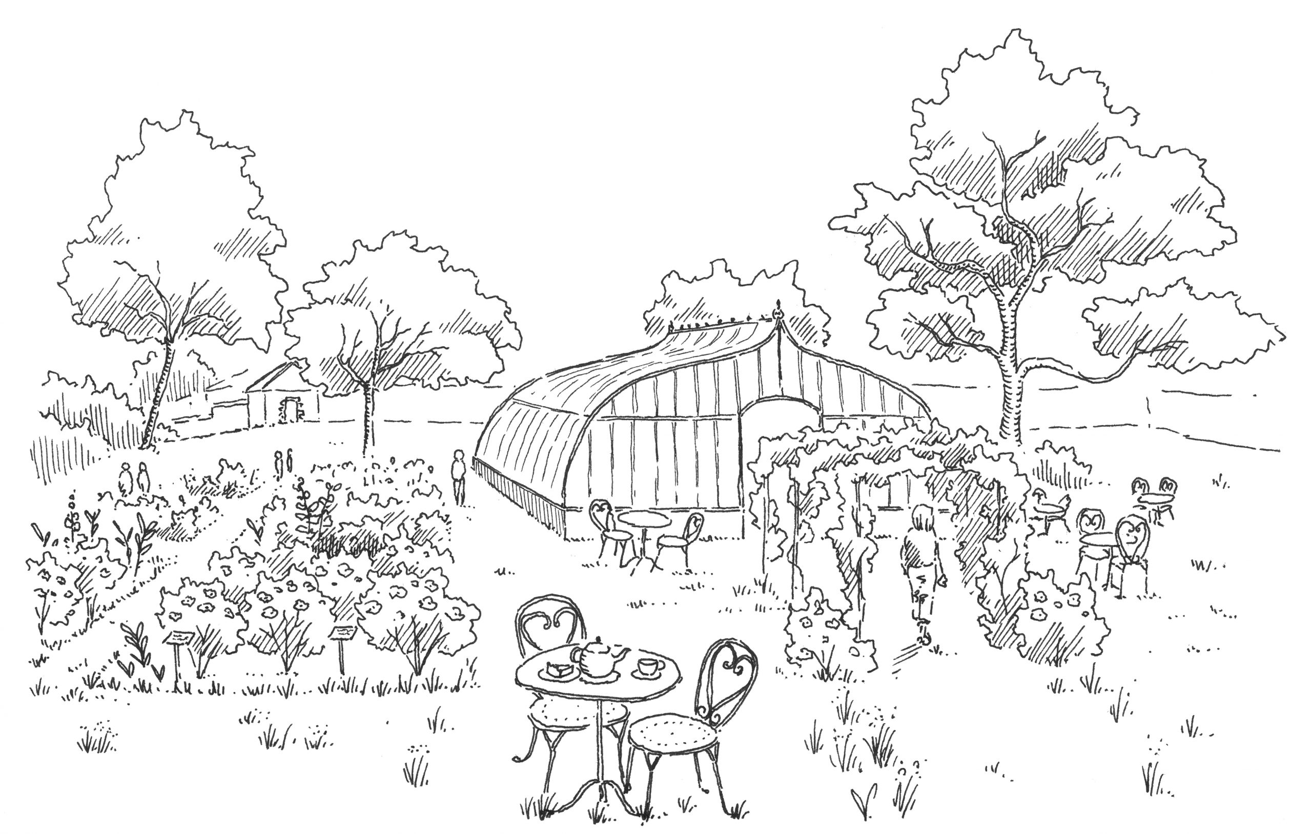 Développement touristique domaine royal de Randan (63),site patrimonial,stratégie d'accueil touristique,étude paysagère