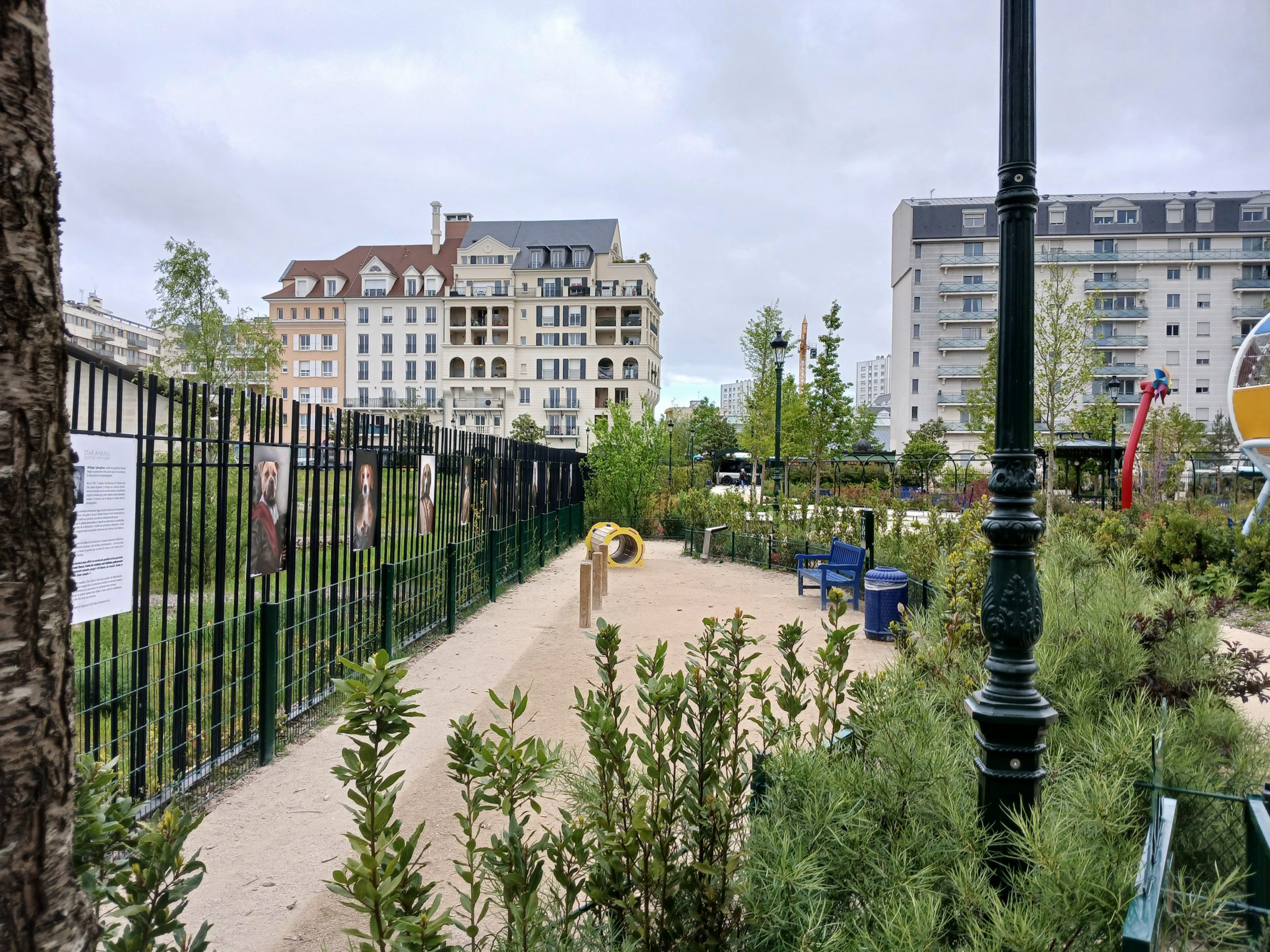 jardin de la rose des vents Puteaux,square urbain,aire de jeux,aire sportive,jardin horticole
