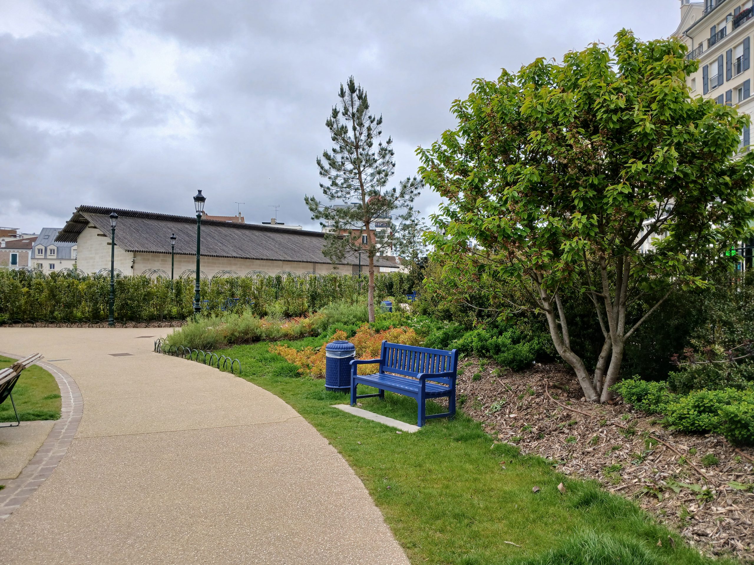 jardin de la rose des vents Puteaux,square urbain,aire de jeux,aire sportive,jardin horticole